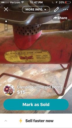 Bernzomatic camp stove older