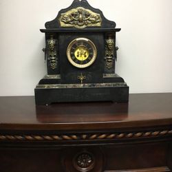 Marble antique clock is from France
