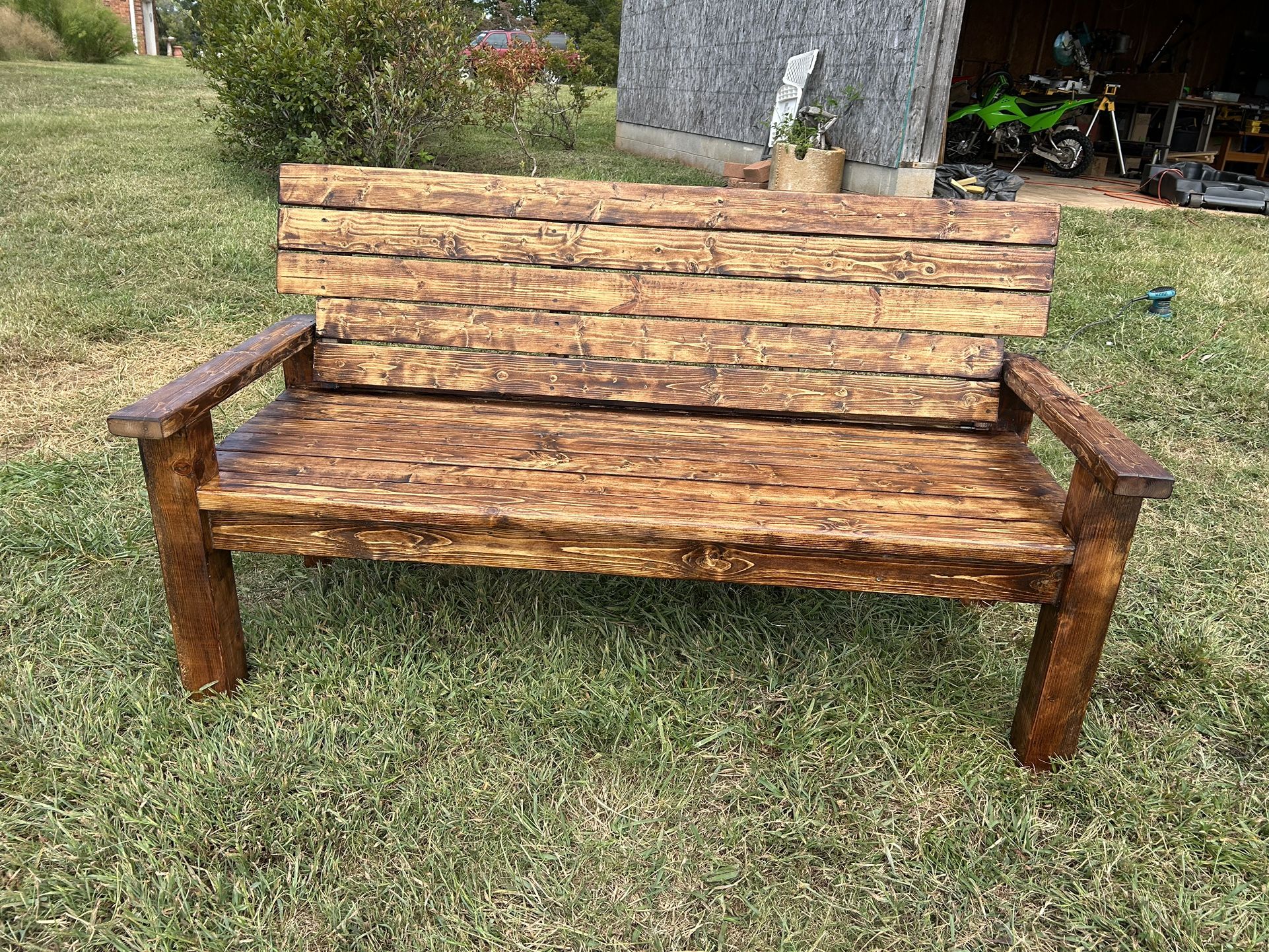 Handmade Outdoor Bench