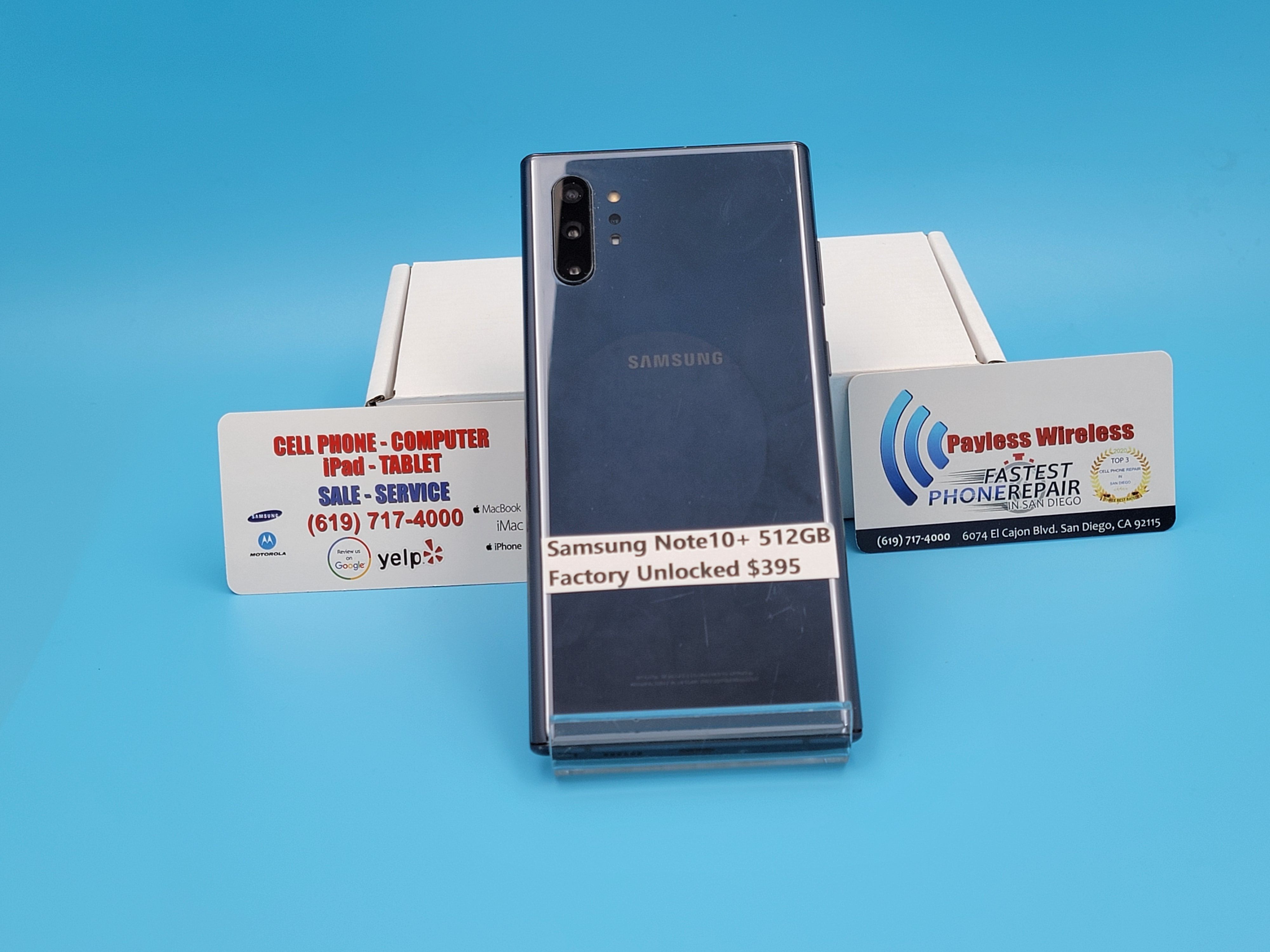 Samsung Note10 Plus 512GB Factory Unlocked