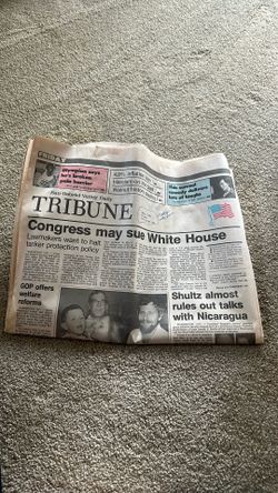 Tribune, Newspaper  August 7, 1987