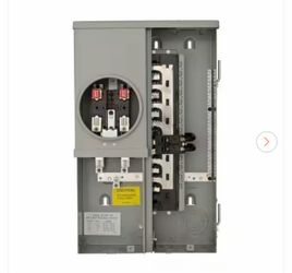 125 Amp 12-Space 24-Circuit Overhead/Underground Flush Meter Combo Load Center