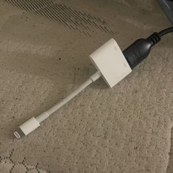 Apple lightning cord with HDMI included