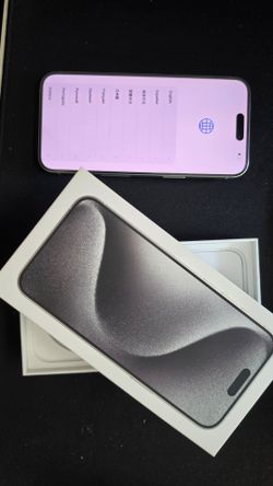iPhone 15 Pro Max White Titanium 256GB - Verizon