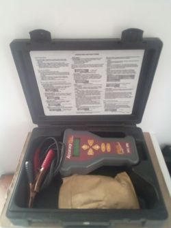 Accuracy Plus 3165 Tools Digital Tester / Diagnostic Unit With Post Adapters & Protective Carry Case