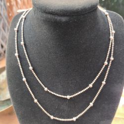 Beaded Chain Necklace 