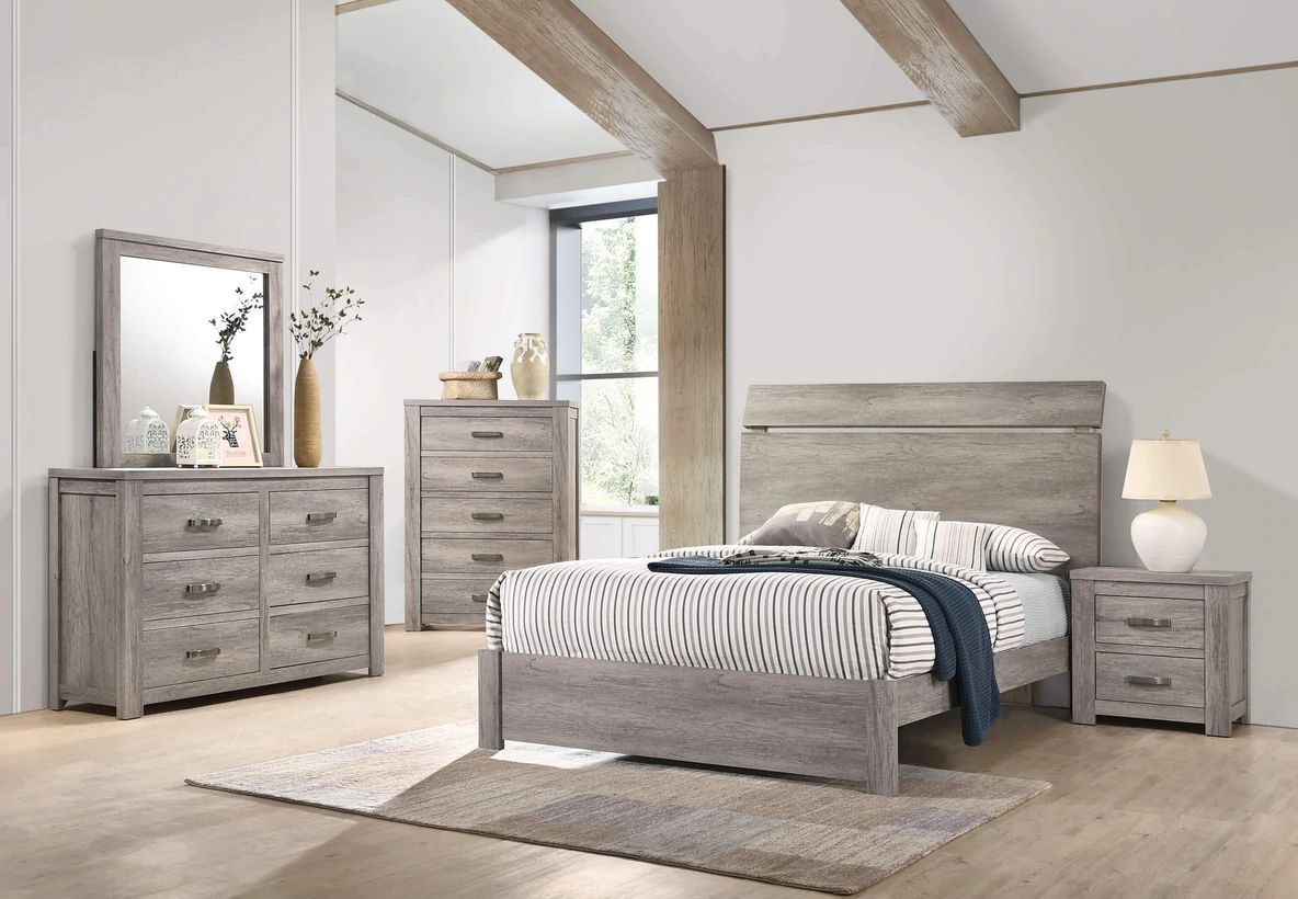Light Grey Queen Bedroom Set