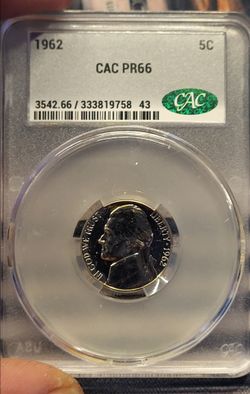1962 proof Jefferson Nickel