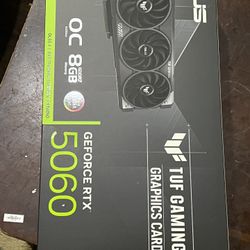 ASUS GeForce RTX 5060 OC 8GB Graphics Card. Brand New - Sealed 