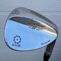 Titleist SM5 60° Lob Wedge Dynamic Gold Steel shaft