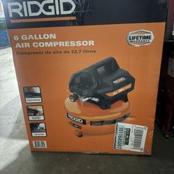 Air compressor Ridgid 6gallon ..Buen precio 