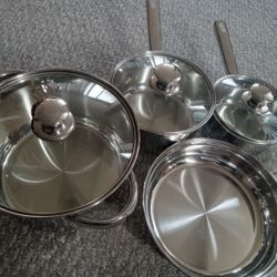 New Stainless Steel Cookwere Set