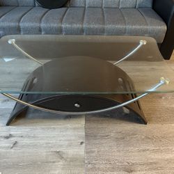 Glass. Coffee table
