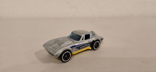 Hot Wheels Corvette Grand Sport - Silver Racing Edition with Goodyear Side Decals