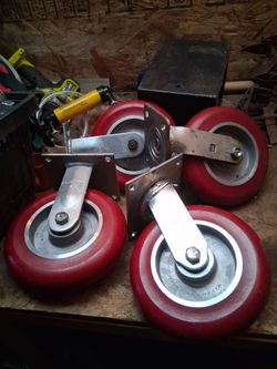 Heavy Duty Swivel Caster Wheels Set of 4