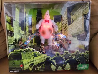 Mattel SDCC 2016 Ghostbusters Lights & Sounds Multi-Pack – Giocattolo Con Luci E Suoni – Figura Rowan 6″ E 4 Mini Fantasmi