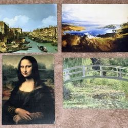 Set of 4 Art Prints / Educational Posters