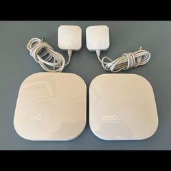2 eero Mesh WiFi Routers , 1st Generation in White - A010001