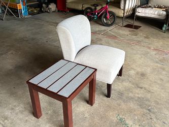 Reading chai with small table