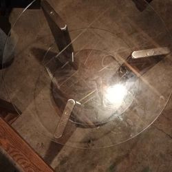 Glass End Table