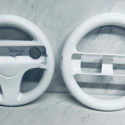 Nintendo Wii Original Racing driving Steering Wheel Attachment - 2 Pack
