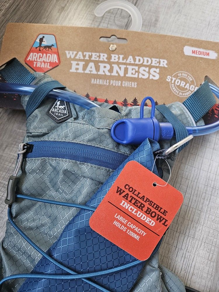 NEW!  Arcadia Water Bladder Dog Harness