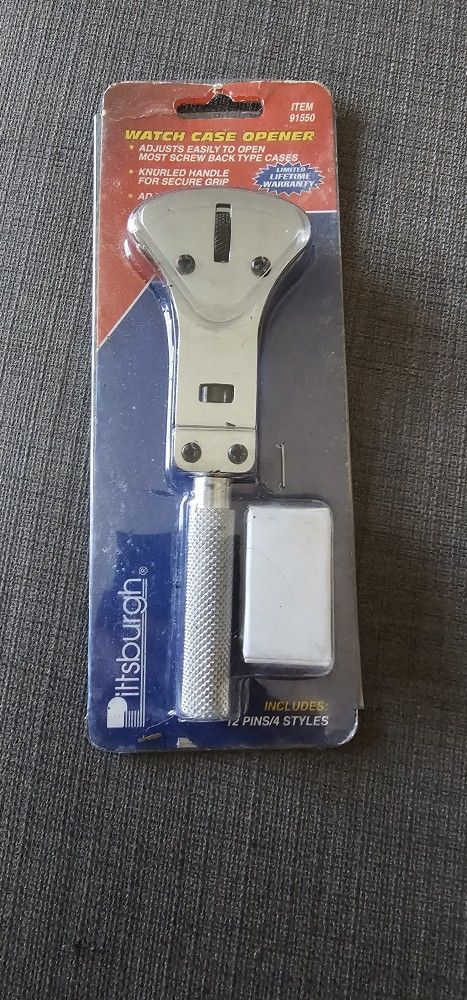 Watch Case Back Opener - 12 Pins / 4 Styles - Pittsburgh Tool # 91550 (i-7)