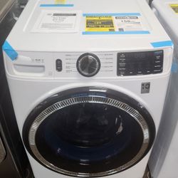 4.8 cu. ft. Smart White Front Load Washer with OdorBlock UItraFresh Vent System and Sanitize with Oxi
