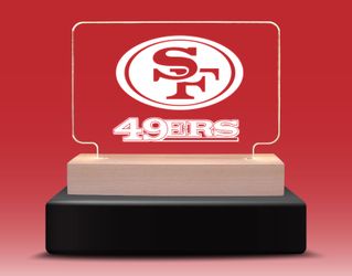Personalized Night Light with Names, Favorite Sport And Date Day Gift