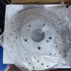 Drilled Slotted Front Rear Brake Rotors and Pads Kit for Honda Accord ACURA TSX
