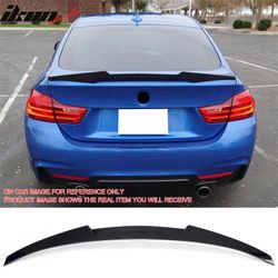 Fits 2015-2020 BMW F36 4-Series Gran Coupe M4 Style Trunk Spoiler Gloss Black ABS