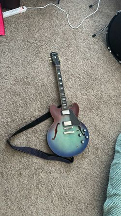 Epiphone ES-335 Figured Semi-Hollow Electric Guitar - Blueberry Burst