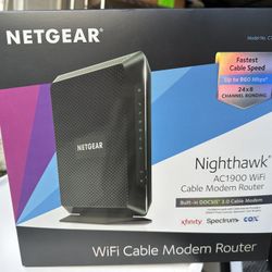 Nighthawk AC1900 WiFi Cable modem router