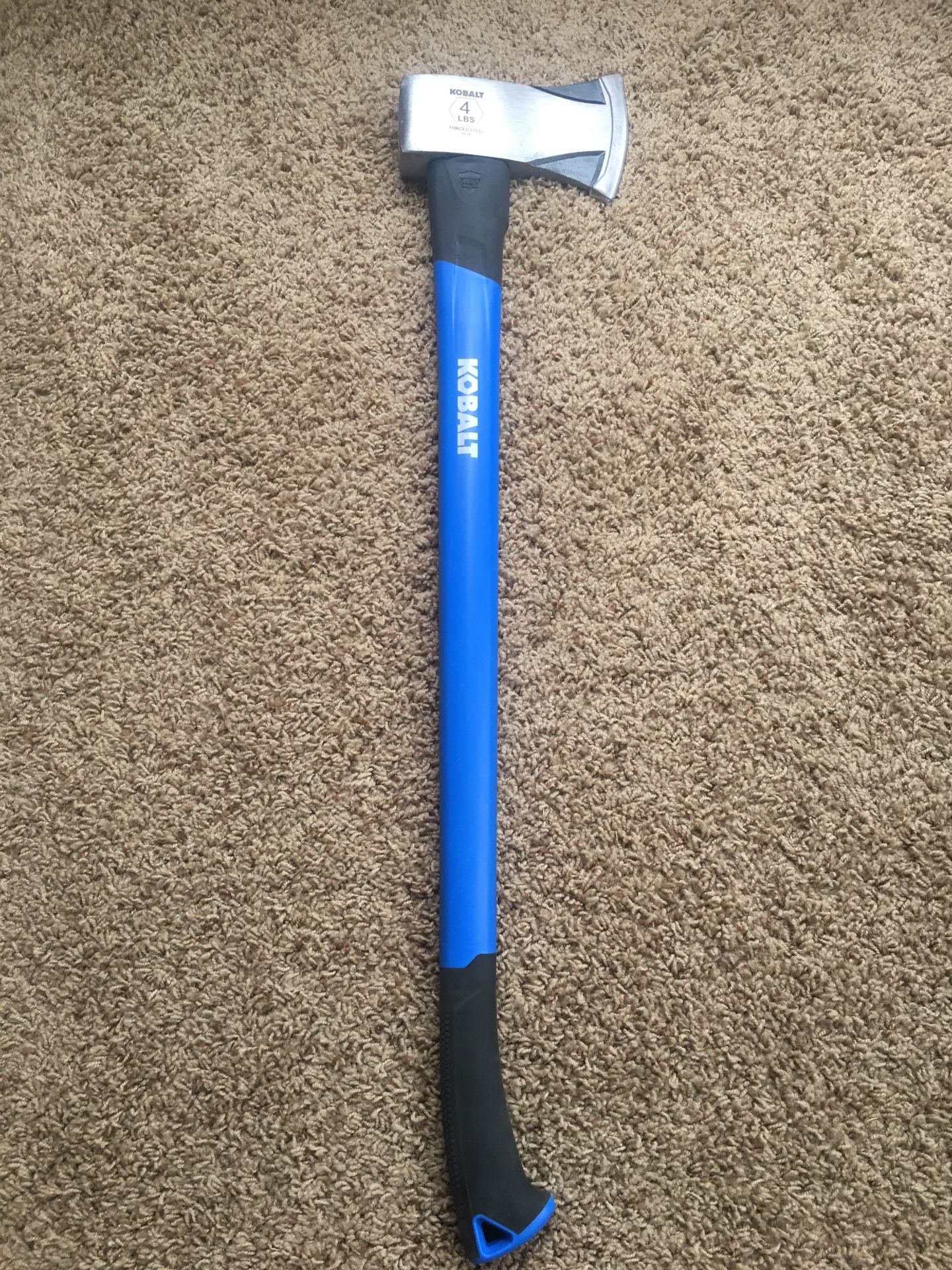 Kobalt 4 lb Steel Michigan Axe with 36-in Fiberglass Handle