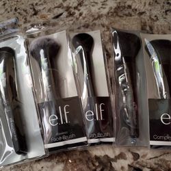 Make Up ELF brushes, New, Each