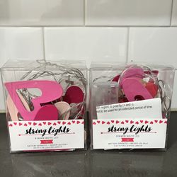 Valentines Hearts String Lights