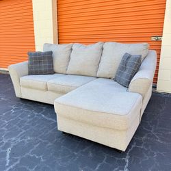 Free Delivery - Ashley Furniture Sectional Couch with Reversible Chaise