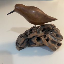 hand carved Wooden Bird