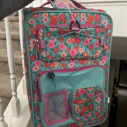 Kids Girls Suitcase Flower Patterns 