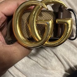 Gucci Belt ( Tan And Brown )