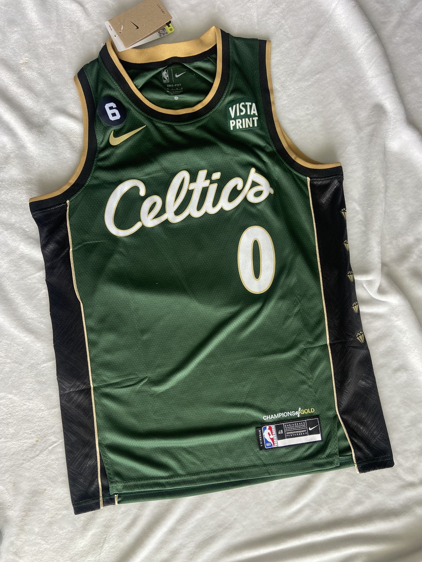 Jersey Basketball NBA Celtics Boston Playera Camiseta Tatum Size L