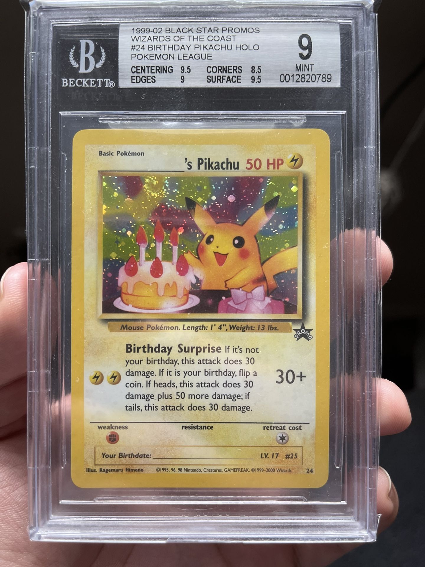 BGS 9- Birthday pikachu / Blaines Zard