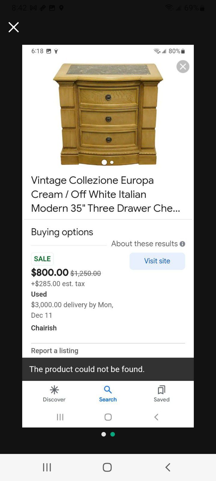 Vintage Italian Dresser