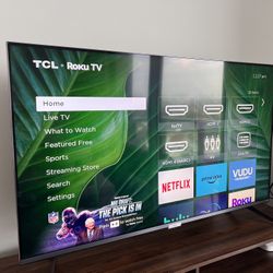 55in TCL Roku Smart TV