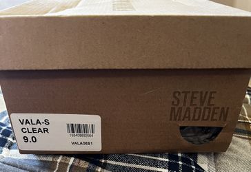 Steve Madden Studded Clear Heels
