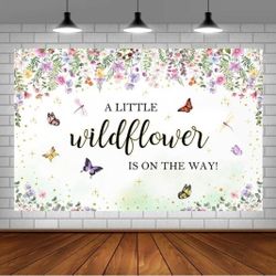 7x5ft Wildflower Background New