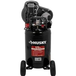 Like-New Husky 30 Gal. 175 PSI Oil Lubed Belt Drive Portable Vertical Electric Air Compressor