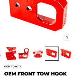 Toyota OEM TRD  Front Hooks.