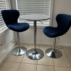 Bar Chairs And Table Set