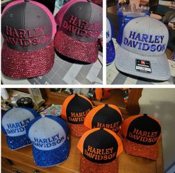 Harley Davidson Bling Caps